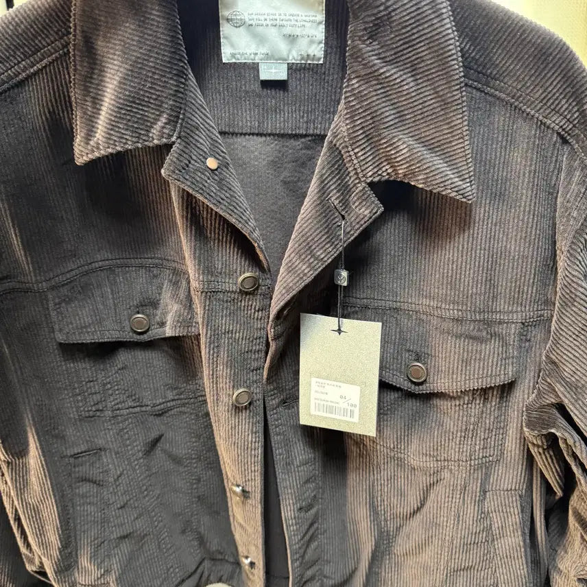 [BUNJANG] Bellier Corduroy Trucker Jacket Brown / [04/100] 벨리에 - 코듀로이 트러커자켓 브라운 [새상품]