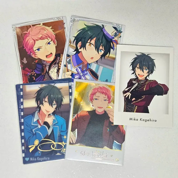 [BUNJANG] Ensemble Stars! Valkyrie Mika Shu Bundle Set Polaroid / [일괄] 앙스타 발키리 미카 슈 특전 파샷츠 폴라로이드
