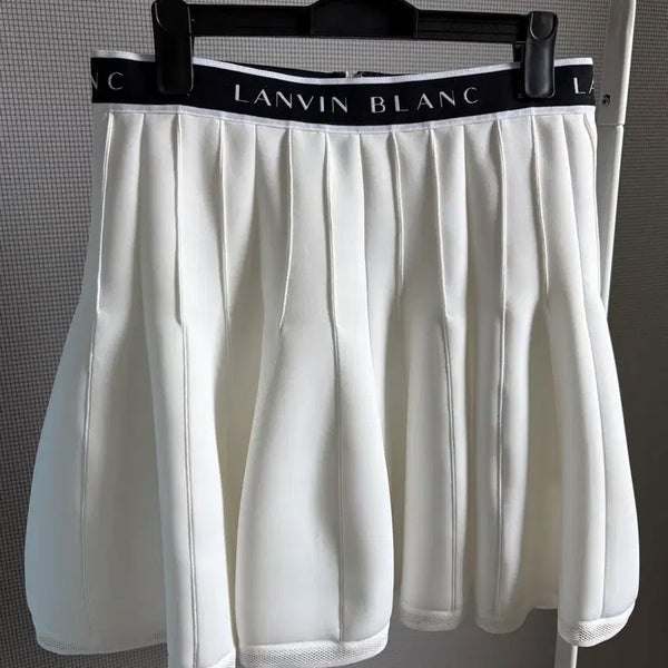 [BUNJANG] Lanvin Blanc White Pleated Skirt / 랑방블랑 화이트 스커트