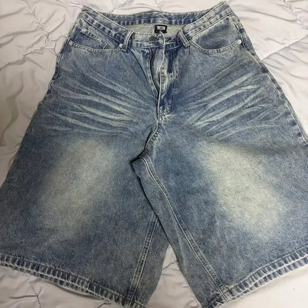 [BUNJANG] Trillion Bermuda Denim Pants / 트릴리온 버뮤다 데님팬츠