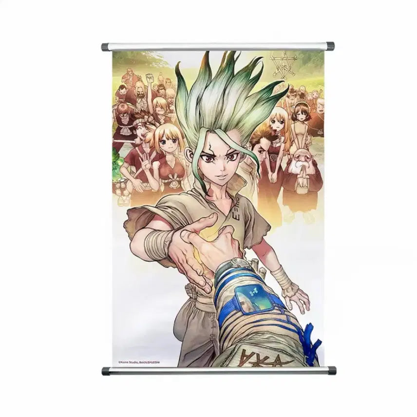 [BUNJANG] Dr. Stone Senku Ishigami Jump Shop Tapestry Scroll / 닥터스톤 이시가미 센쿠 점프샵 태피스트리 족자봉