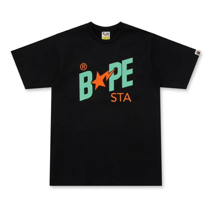 [BUNJANG] BAPE Star Short Sleeve T-Shirt Black / [L] 베이프 스타 반팔 블랙