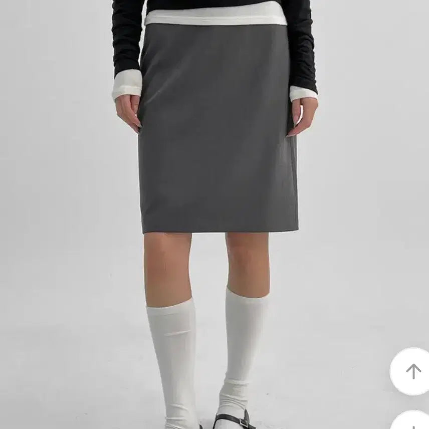 [BUNJANG] Black Up Neutral Tension Basic Midi Skirt / 정가34000,L) 블랙업 뉴트럴 텐션 베이직 스커트 미디스커트 치마