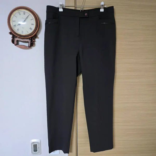 [BUNJANG] Lee Dong-woo Collection Zipper Pocket Detail Slacks Dark Brown / 이동우 컬렉션 지퍼 포켓 디테일 슬랙스 팬츠