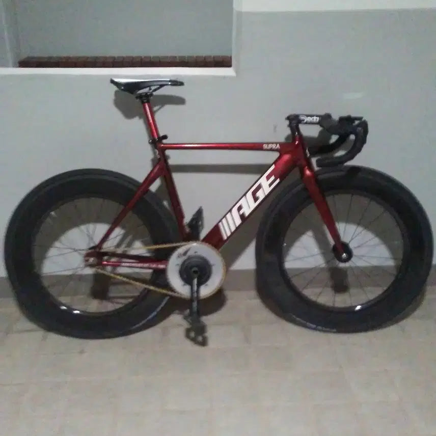 [BUNJANG] A-JIS Supra Chrome Red Frameset / 에이지 수프라 크롬레드 프레임셋