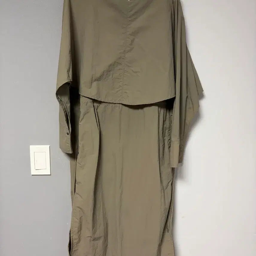 [BUNJANG] SYSTEM Khaki Long Dress / 한섬 SYSTEM 시스템 원피스