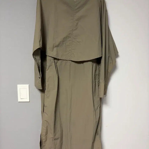 [BUNJANG] SYSTEM Khaki Long Dress / 한섬 SYSTEM 시스템 원피스