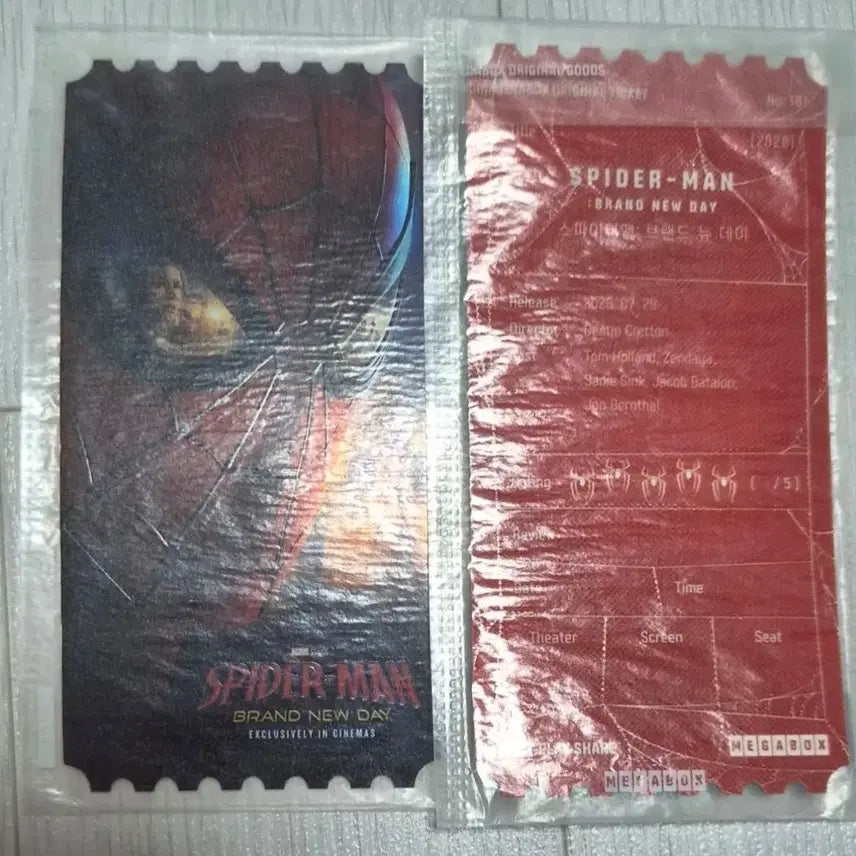 [BUNJANG] Spider-Man Original Ticket / [스파이더 맨] 오리지널 티켓
