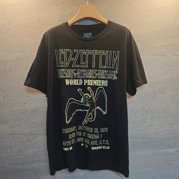 [BUNJANG] Led Zeppelin Official Tour 1976 T-Shirt / Led Zeppelin. 오피셜굿즈. 반팔티셔츠.