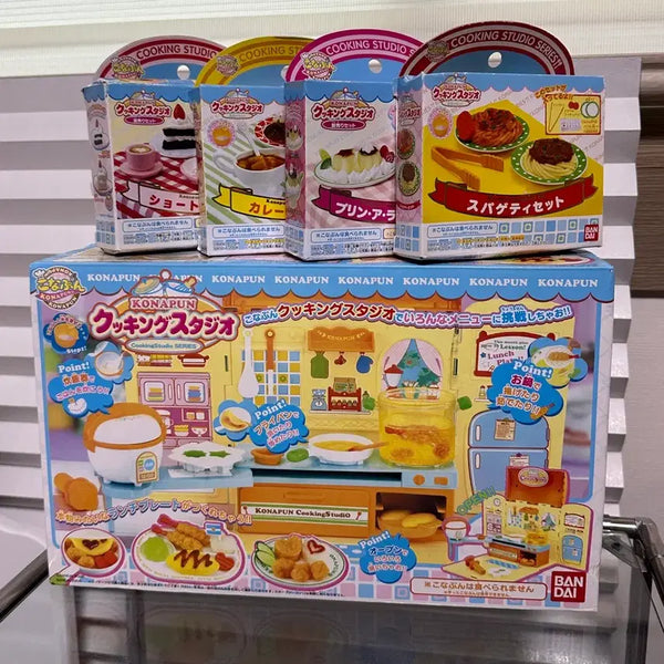 [BUNJANG] Bandai KONA FUN Cooking Studio + 4 Set / 가루쿡 코나푼 쿠킹스튜디오 +4종세트
