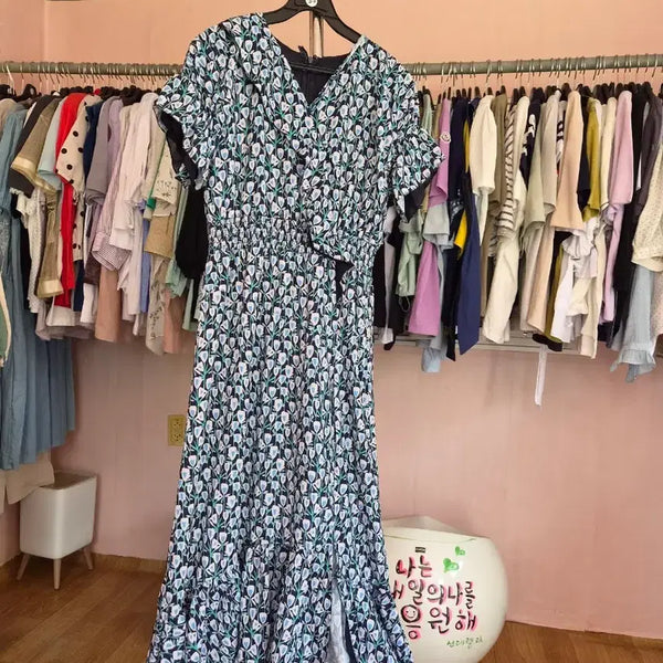 [BUNJANG] Printed Long Dress / 프린트 롱 원피스