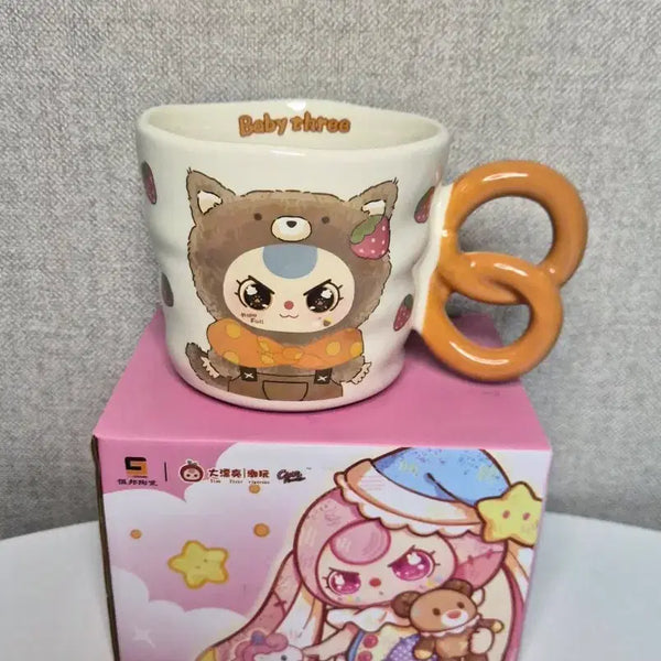 [BUNJANG] Babys3 Pretzel Handle Mug Cup / 베이비쓰리 머그컵