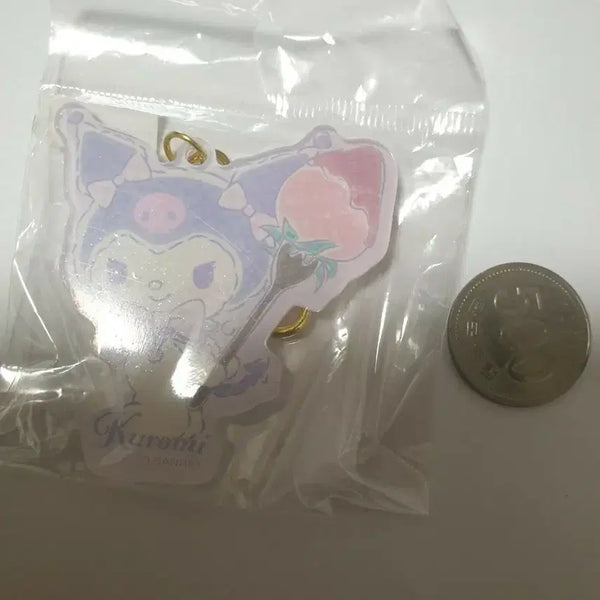 [BUNJANG] Sanrio Kuromi Strawberry Acrylic Keyring / 산리오 아크릴 키링 쿠로미