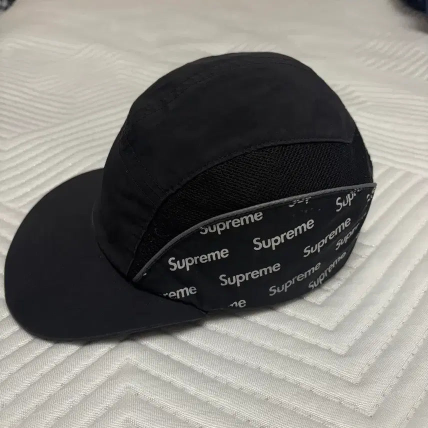 [BUNJANG] Supreme Logo Cap Hat Black / 슈프림 로고 캡 모자 블랙