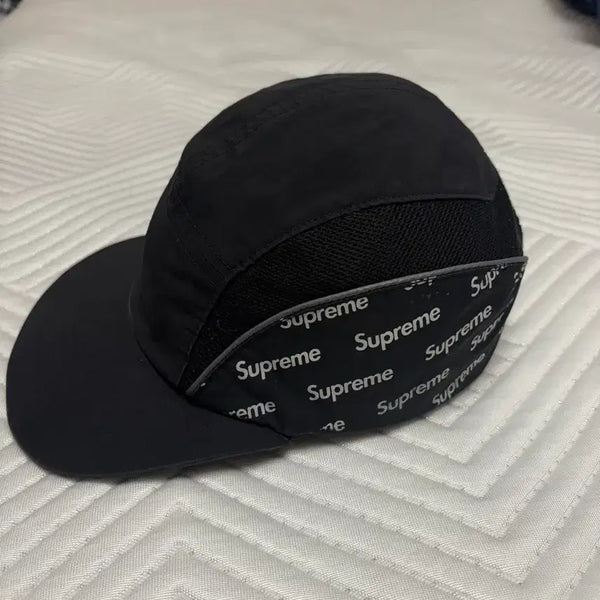 [BUNJANG] Supreme Logo Cap Hat Black / 슈프림 로고 캡 모자 블랙