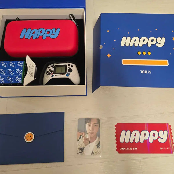 [BUNJANG] BTS Jin Happy Showcase Photocard Bundle Set (Full Box) / 방탄소년단 bts 석진 happy 해피 쇼케이스 역조공 포카 포함 풀박
