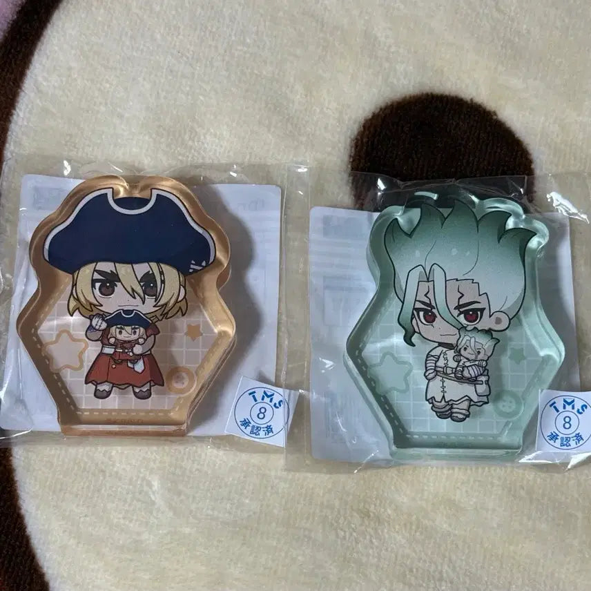[BUNJANG] Dr. Stone Nanami RyuSui & Ishigami Senku Hug Series Corotto Acrylic Block / 닥터스톤 나나미 류스이 이시가미 센쿠 허그 시리즈 코롯토 아크릴 블럭