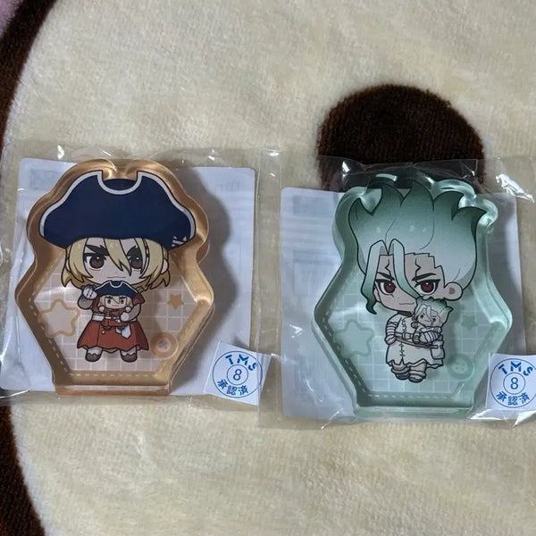 [BUNJANG] Dr. Stone Nanami RyuSui & Ishigami Senku Hug Series Corotto Acrylic Block / 닥터스톤 나나미 류스이 이시가미 센쿠 허그 시리즈 코롯토 아크릴 블럭