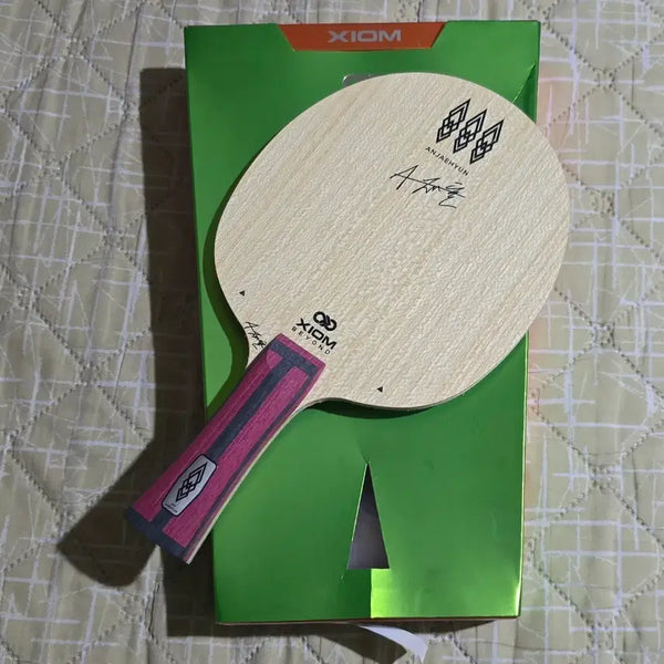 [BUNJANG] Xiom Ahn Jae-hyun Table Tennis Blade FL Grip / 엑시옴 탁구라켓 안재현 FL그립 85.6g 팝니다.