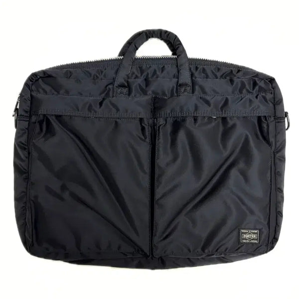 [BUNJANG] Yoshida Porter Tanker 2-Way Briefcase Black / 요시다포터 탱커 2WAY 브리프케이스 블랙