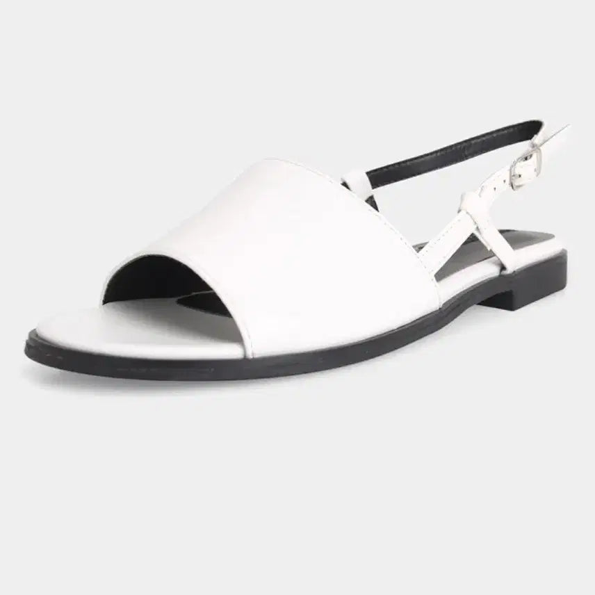 [BUNJANG] MiSO Slingback Open-Toe Sandals / 240새것 미쏘샌들 토오픈 슬링백 흰색샌들 검정샌들