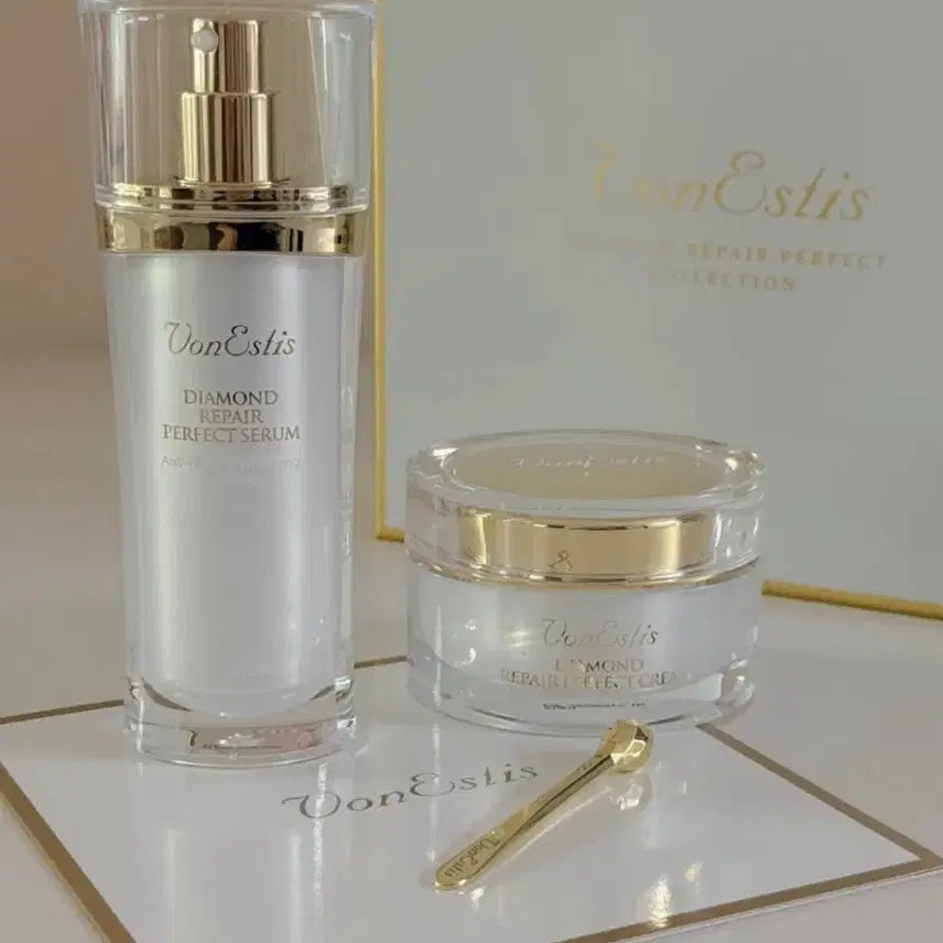 [BUNJANG] Bon Estis Diamond Repair Perfect Serum & Cream Set / (정가 56만원)본에스티스 다이아몬드 리페어 퍼펙트 세럼 크림 세트