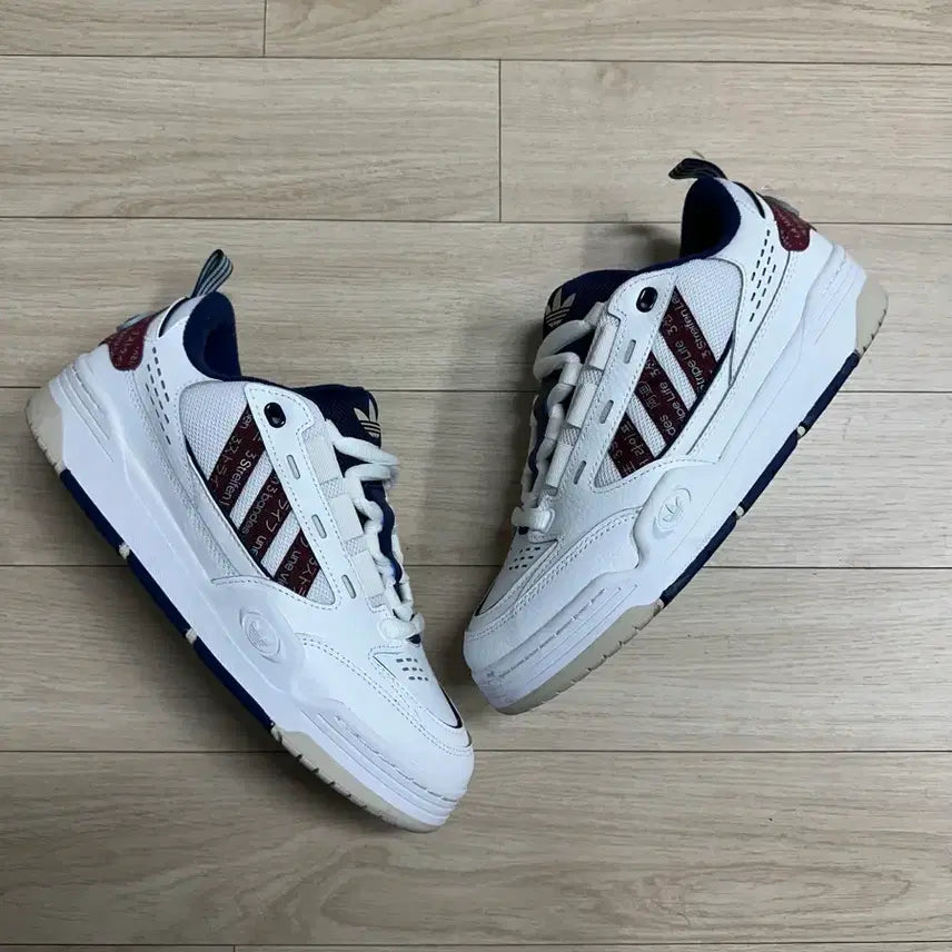 [BUNJANG] Adidas Signal White/Navy/Burgundy 260 / 아디다스 signal 화이트/네이비/버건디 260