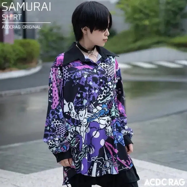 [BUNJANG] ACDC RAG Samurai Shirt / 중성계 옷 팔아요
