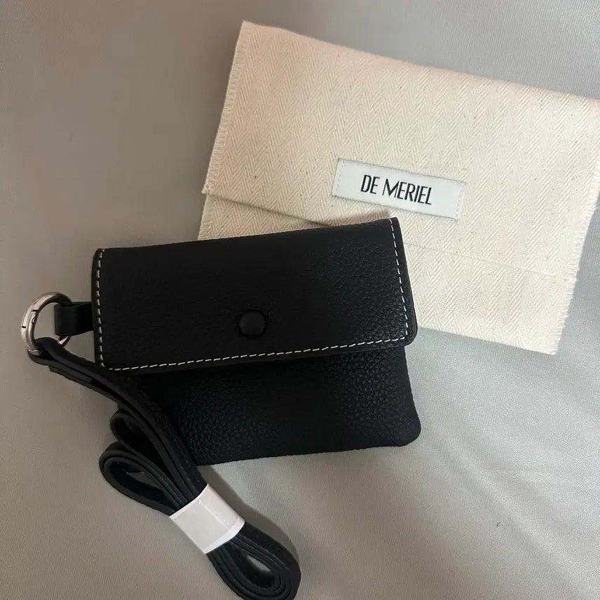 [BUNJANG] Demel 3.1 Pouch Wallet Black Leather / (새상품) 드메리엘 지갑 파우치 블랙