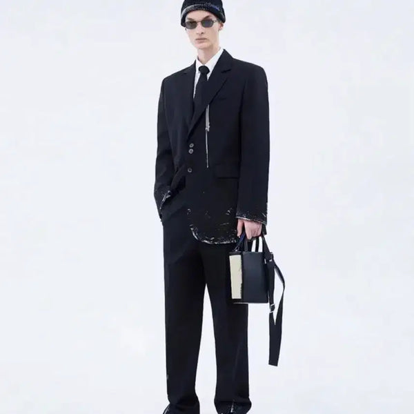 [BUNJANG] Ader Error Splash Blazer Noir / [A1]아더에러 스플래쉬 블레이저 느와르