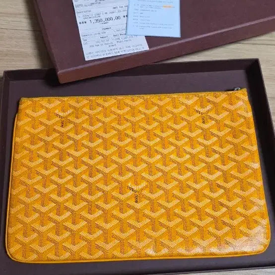 [BUNJANG] Goyard Saint Louis PM Clutch Yellow / 고야드 세나2 스페셜 옐로우 MM
