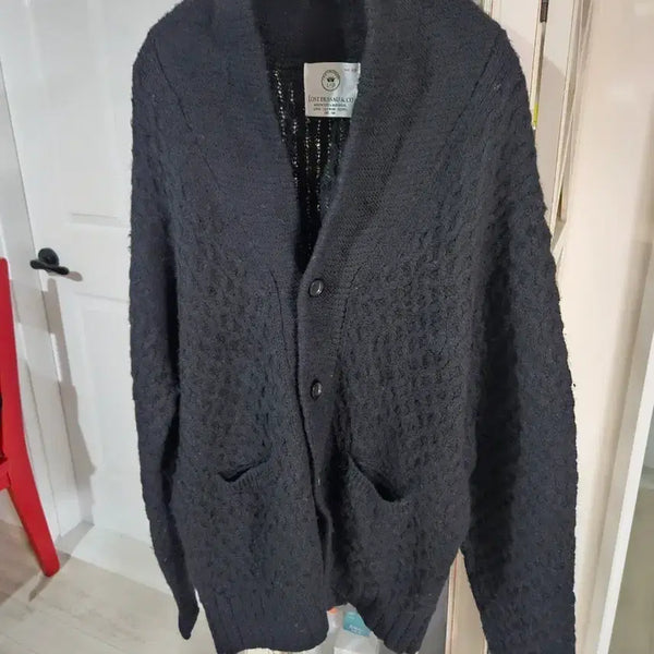 [BUNJANG] Lostale & Co. Black Cardigan / 로스트데일앤코 가디건 블랙 100