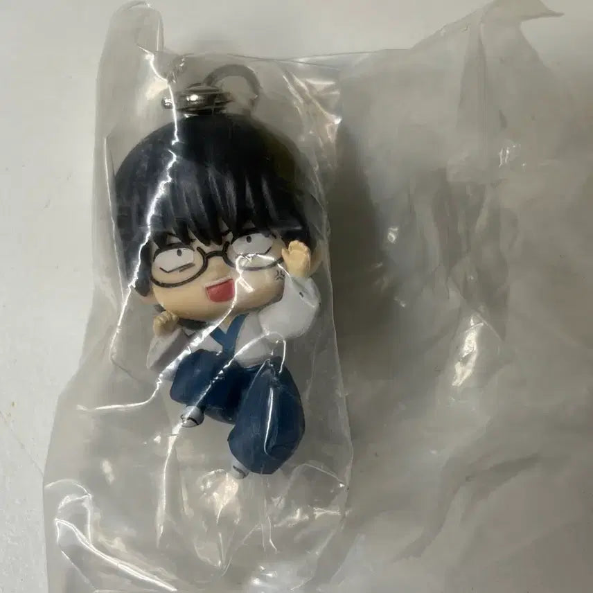 [BUNJANG] Gintama Kagura Ring-type Capsule Charm with Obi Strip / 은혼 대롱 가챠 신파치 (고리) 캡슐 띠지 포함