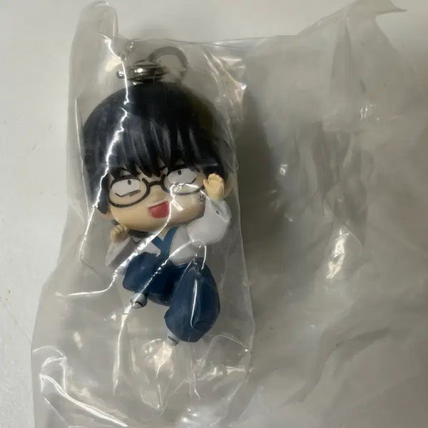 [BUNJANG] Gintama Kagura Ring-type Capsule Charm with Obi Strip / 은혼 대롱 가챠 신파치 (고리) 캡슐 띠지 포함