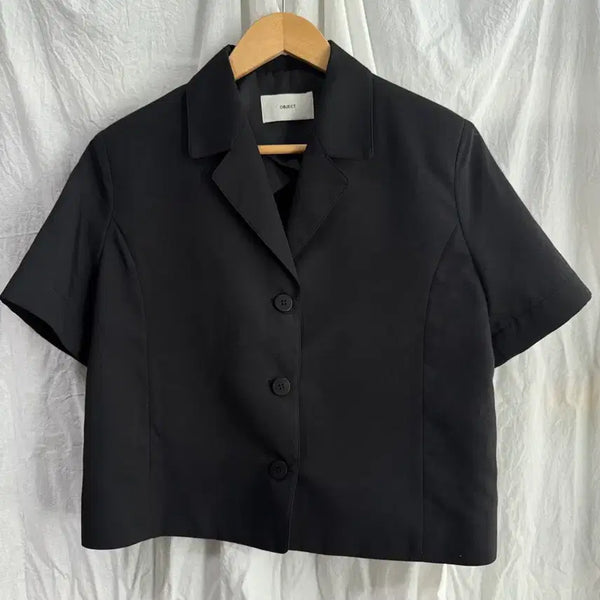 [BUNJANG] Summer Short Sleeve Jacket Deep Navy / object 여름 반팔자켓 딥네이비