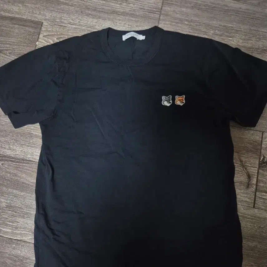 [BUNJANG] Maison Kitsuné Double Fox Short Sleeve T-Shirt Size L / 메종키츠네 더블폭스 반팔 L사이즈