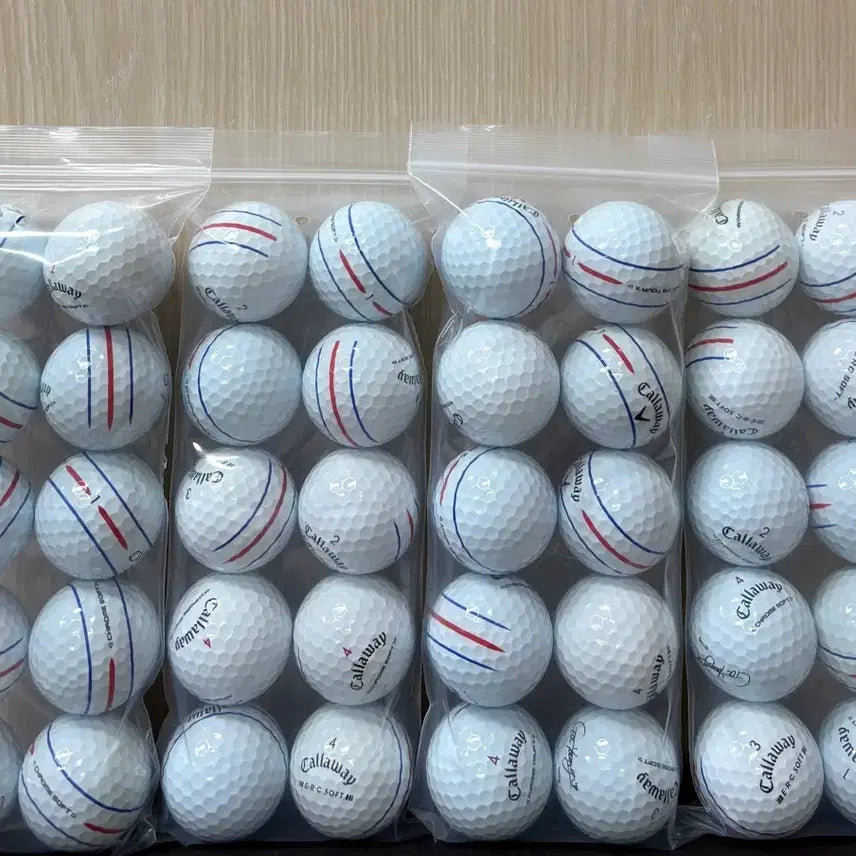 [BUNJANG] Callaway ERC Soft & Chrome Soft Mix 3-Piece & 4-Piece Used Golf Balls (30 pcs) - Grade A / 캘러웨이 ERC소프트 크롬소프트 3피스 4피스 혼합 로스트볼 특A (30개)