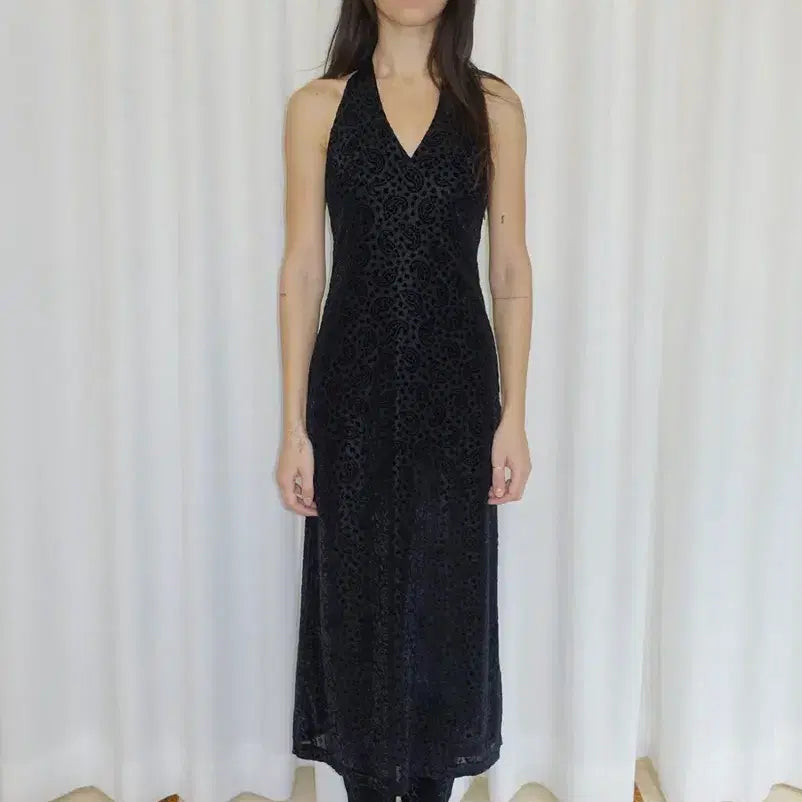 [BUNJANG] Nuanu Velus Dress Black Size 2 / 누아누 벨루스 원피스 블랙 size 2