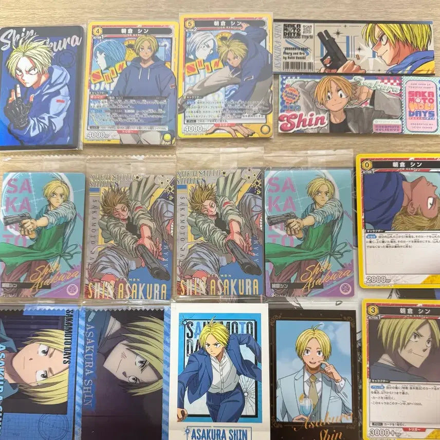 [BUNJANG] Sakamoto Days Wafer Card Bundle Set / 사카모토데이즈 신 웨하스카드 미개봉, 지류, 카드 등 일괄 판매