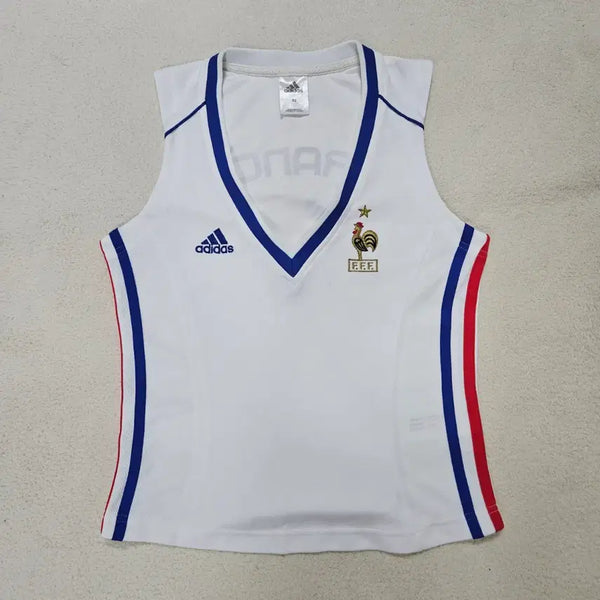 [BUNJANG] Adidas Blockcore French National Team Women's Sleeveless Jersey / 아디다스 블록코어 프랑스 국가대표 여성 슬리브리스 져지