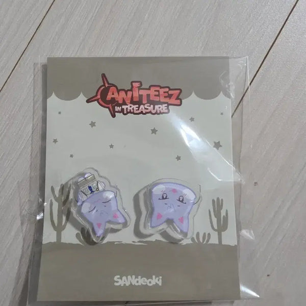 [BUNJANG] ATEEZ Aniteez San Deokyi Sticker Pack Sealed / 에이티즈 애니티즈 산덕이 스티콘 미개봉