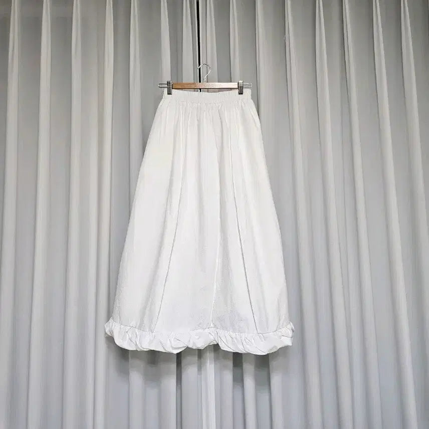 [BUNJANG] TEXTURE Balloon Long Skirt Seersucker / TEXTURE 텍스쳐 벌룬 롱스커트 시어서커