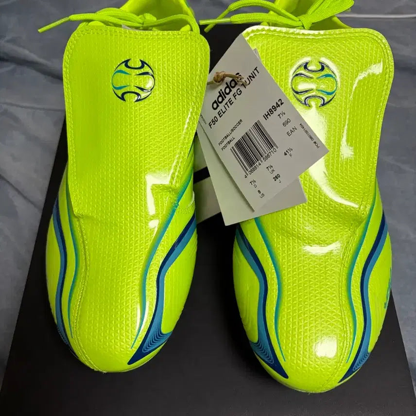 [BUNJANG] Adidas F50 Tunit FG Elite Lucid Lemon Royal Blue 260 IH8942 / 아디다스 F50 튜닛 FG 엘리트 루시드 레몬 로얄 블루 260 IH8942