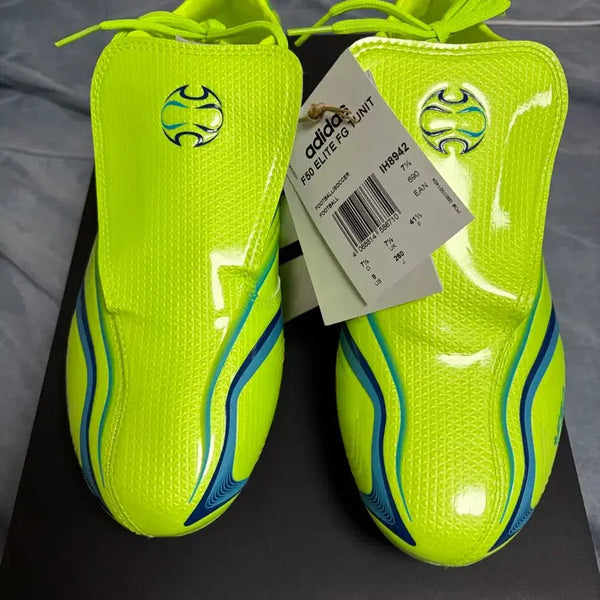 [BUNJANG] Adidas F50 Tunit FG Elite Lucid Lemon Royal Blue 260 IH8942 / 아디다스 F50 튜닛 FG 엘리트 루시드 레몬 로얄 블루 260 IH8942