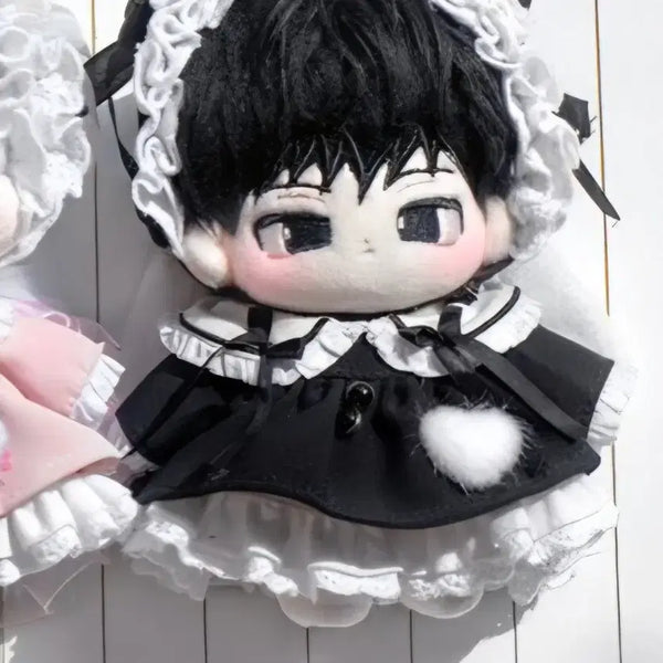 [BUNJANG] 10cm Plush Clothing Black / 10cm 우블 플르슈 블랙 / 인형옷