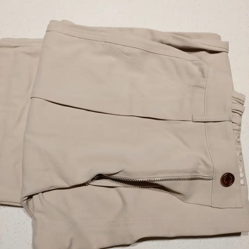 [BUNJANG] Saint James Vals Wide Pants Light Beige (S) / [새상품] 세인트제임스 발스 와이드 팬츠 (LBE) S 핏이 넘 예뻐요 248000->110000