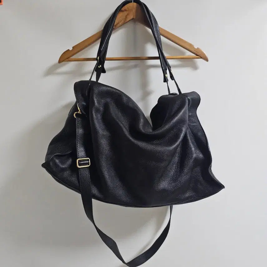 [BUNJANG] Sandro Genuine Italian Natural Cowhide Leather 2-Way Shoulder & Crossbody Bag with Dust Bag / [정품/이탈리아제] 산드로(Sandro) 천연소가죽 숄더&크로스백 (더스트백 포함