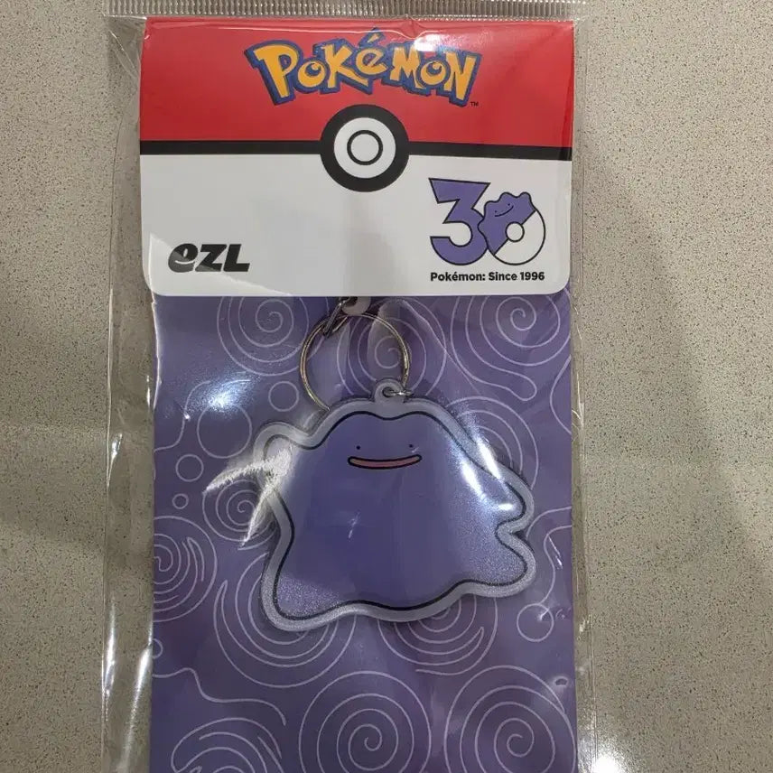 [BUNJANG] Pokemon 30th Anniversary Ditto Transit Card Keyring / 포켓몬 30주년 기념 메타몽 이즐 교통카드 키링