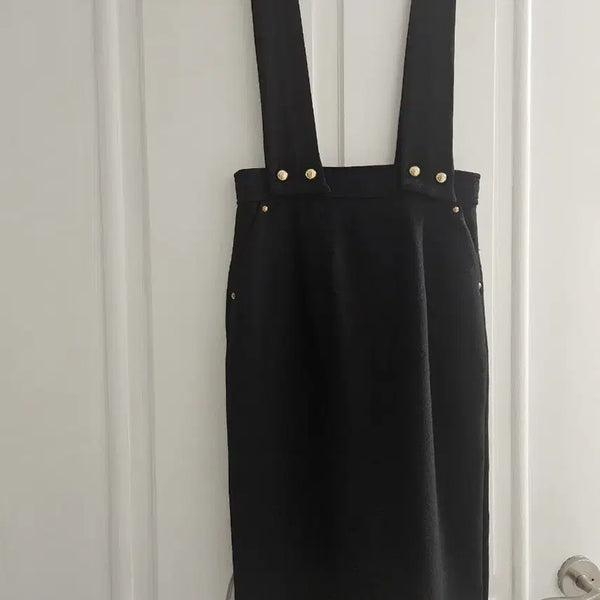 [BUNJANG] Bustier Suspender Long Skirt / 뷔스티에 서스펜더 스커트