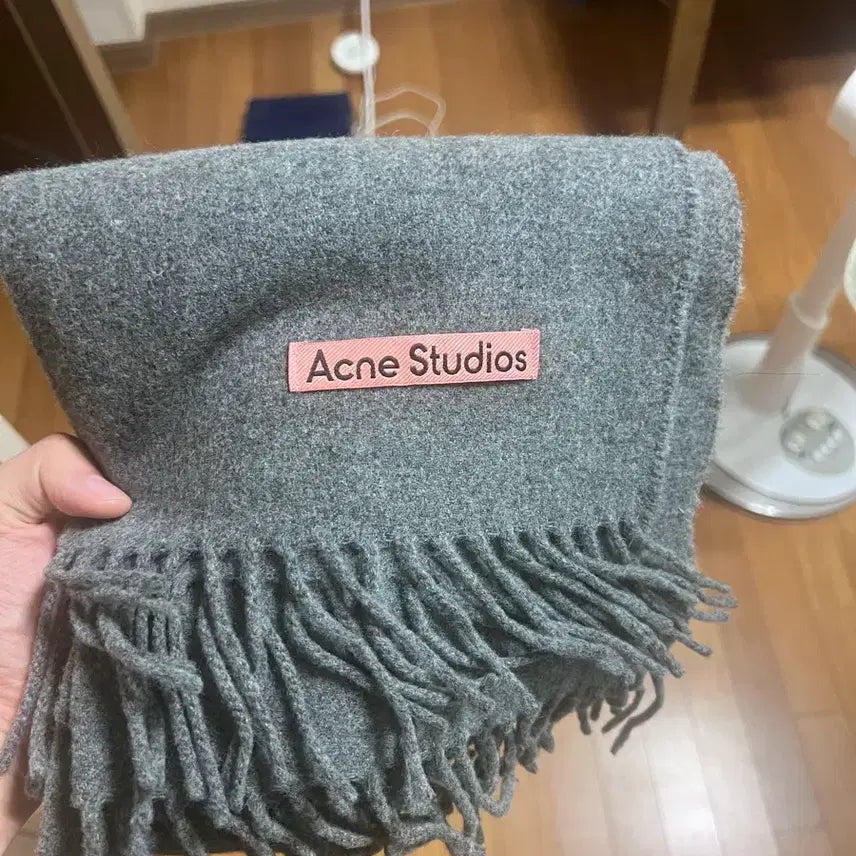 [BUNJANG] Acne Studios Muffler Grey / (OS) 아크네 스튜디오 머플러 그레이